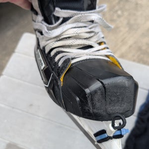 Bauer Supreme 1S Hockey Goalie Skates Regular Width 10.5 Step Steel Black (Great Shape)