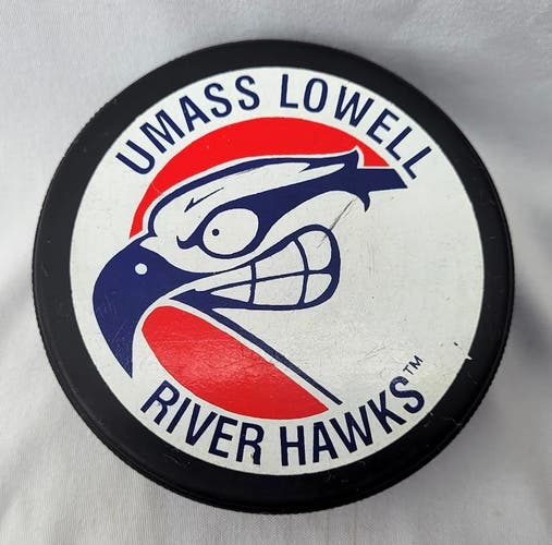 University of Massachusetts U Mass Lowell River Hawks Hockey East Hockey Puck