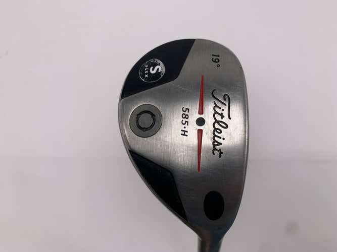 Titleist 585 H Hybrid 19* Aldila NV Hybrid 85g Stiff Graphite Mens RH