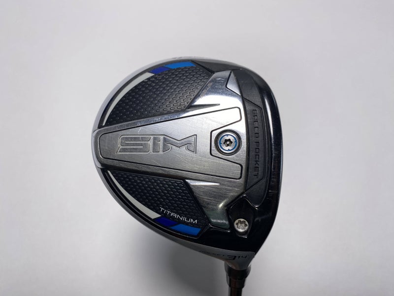 TaylorMade SIM Ti Rocket 3 Fairway Wood 14* HZRDUS RDX Smoke 6.0 Black Stiff RH