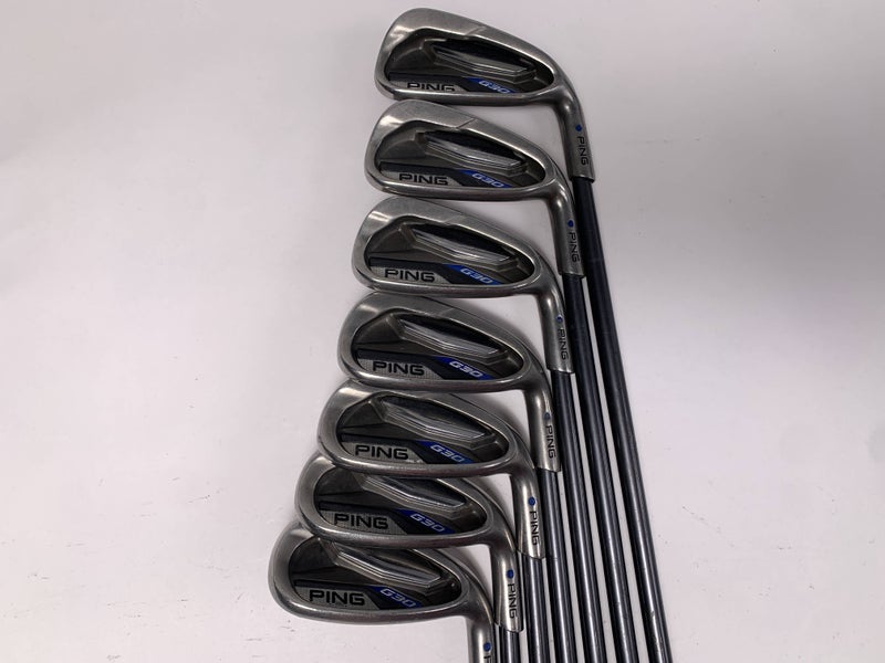 Ping G30 Iron Set 6-PW+GW+SW Blue Dot 1* Up TFC 80 Senior Graphite Mens RH