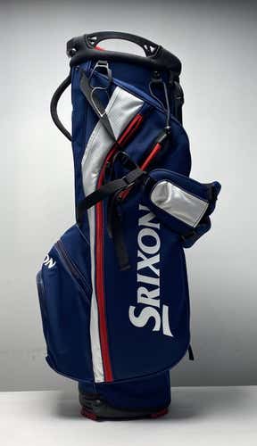 Srixon Z SRX Stand Bag Red White Navy Blue 4-Way Divide Dual Strap Golf Bag NEW