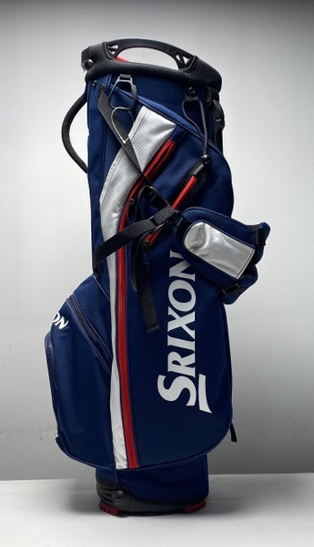 Srixon Z SRX Stand Bag Red White Navy Blue 4-Way Divide Dual Strap Golf Bag NEW