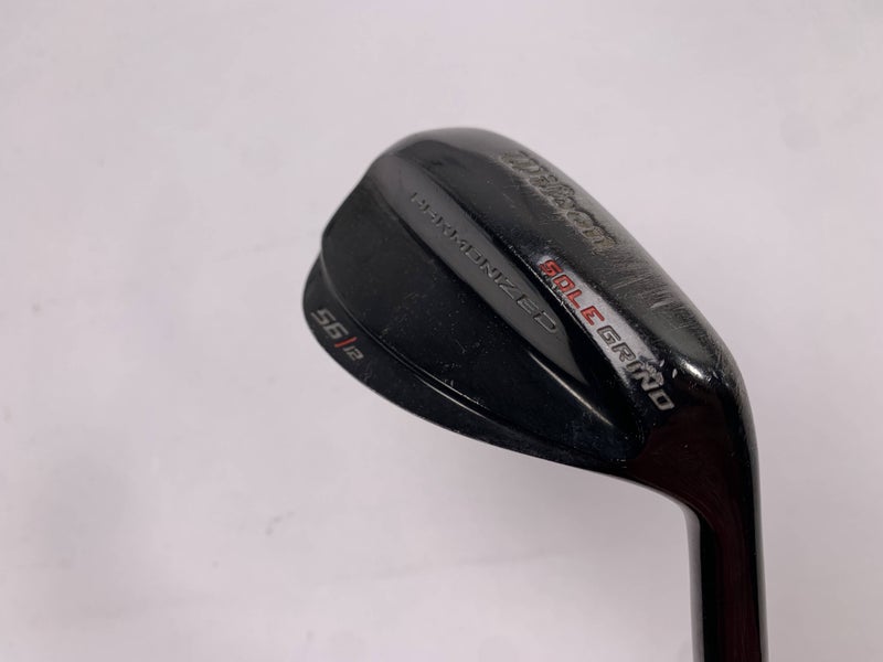 Wilson Harmonized Black Chrome Sand Wedge SW 56* 12 Bounce Wedge Steel Mens RH
