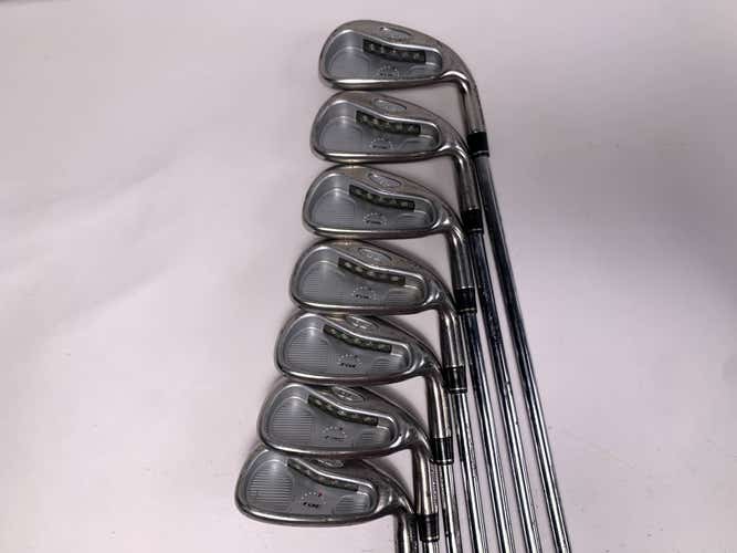 TaylorMade Rac OS Iron Set 4-PW T-Step Ultralite Regular Steel Mens RH