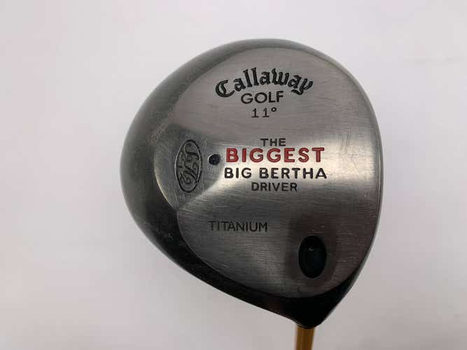 Callaway Biggest Big Bertha Driver 11* UST ProForce 65 Gold Extra Stiff Mens RH