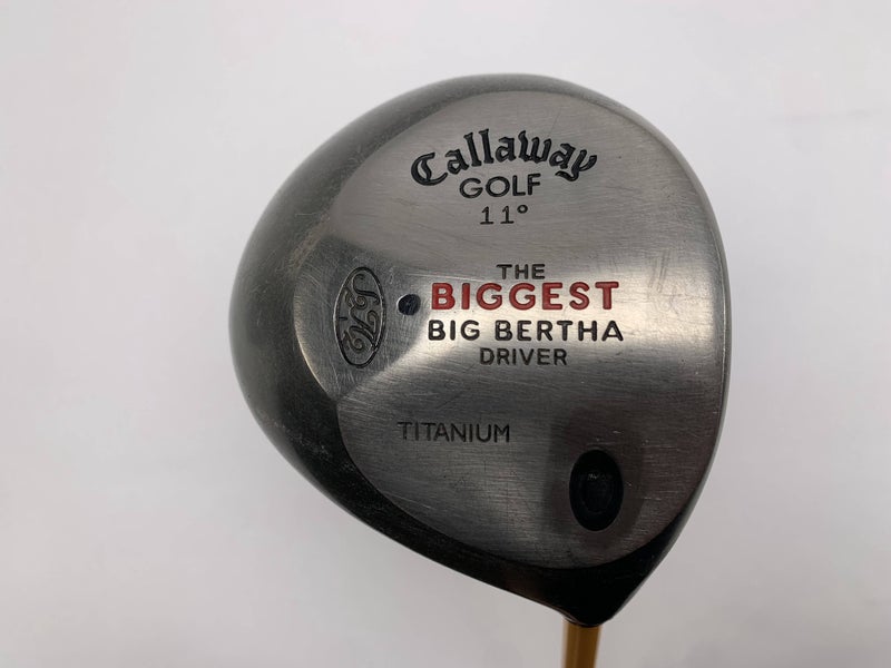 Callaway Biggest Big Bertha Driver 11* UST ProForce 65 Gold Extra Stiff Mens RH
