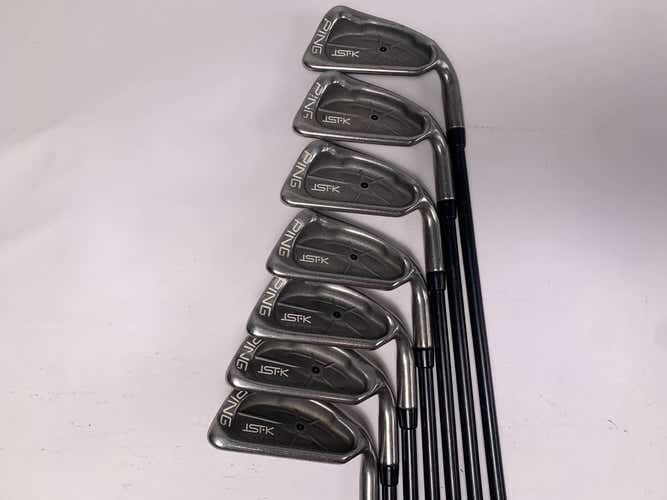 Ping ISI K Iron Set 4-PW+SW Black Dot Harrison ProStar Stiff Mens RH- No 7i