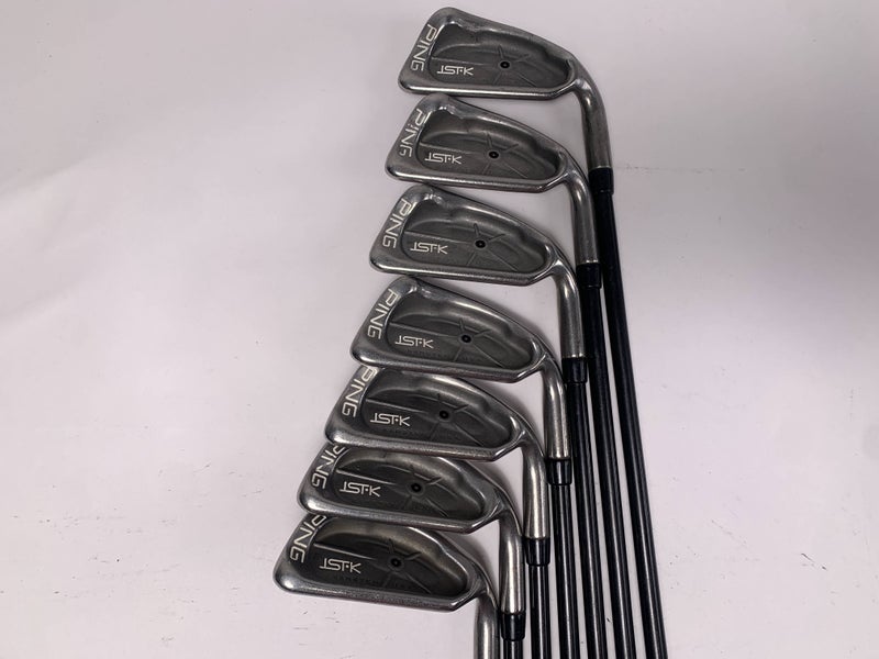 Ping ISI K Iron Set 4-PW+SW Black Dot Harrison ProStar Stiff Mens RH- No 7i