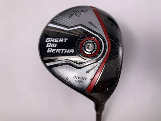 Callaway Great Big Bertha 2015 9 Divine Nine Fairway Wood 24* Bassara Senior RH