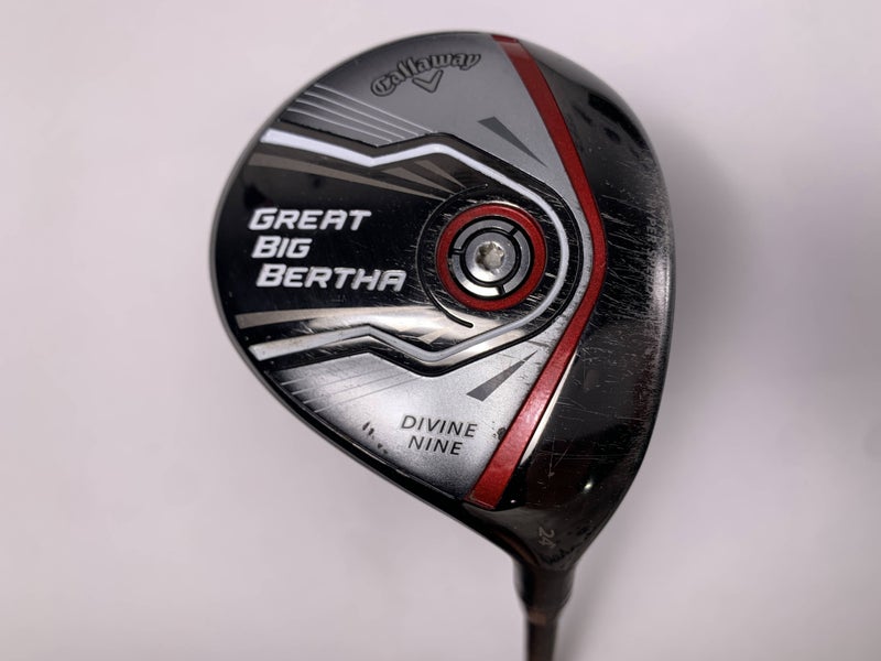 Callaway Great Big Bertha 2015 9 Divine Nine Fairway Wood 24* Bassara Senior RH