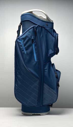 Taylormade Kalea Pemier Ladies Cart Bag Blue 15-Way Divide Single Strap Golf Bag