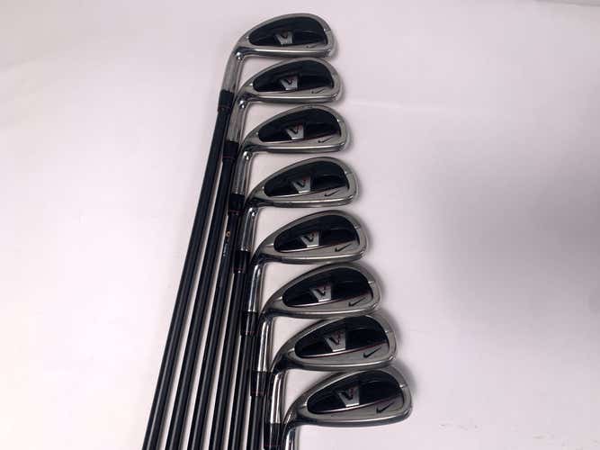 Nike Victory Red Cavity Back Iron Set 4-PW+GW+SW UST Nike Regular Mens LH