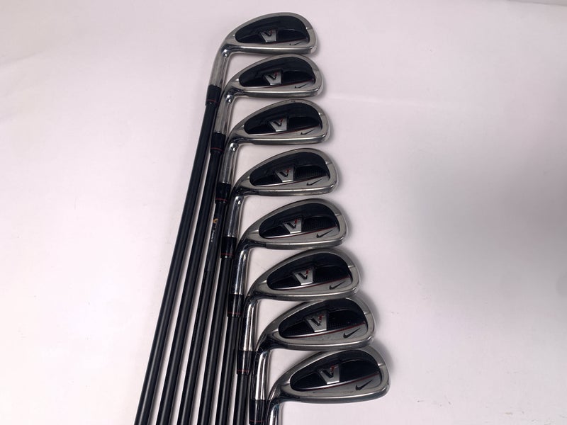 Nike Victory Red Cavity Back Iron Set 4-PW+GW+SW UST Nike Regular Mens LH