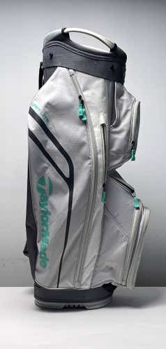 Taylormade Cart Lite Womens Kalea Cart Bag White 14-Way Divide Single Strap Golf