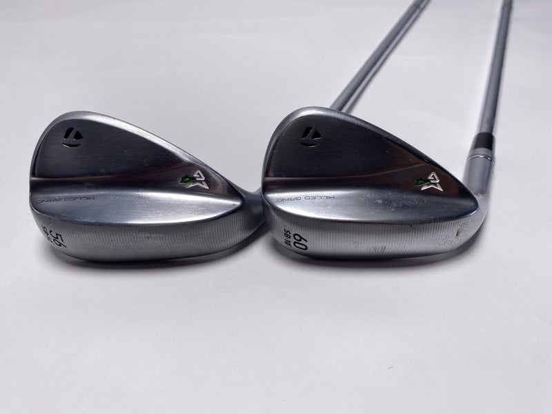 TaylorMade Milled Grind 4 Chrome Wedge Set 56* 12 | 60* 10 DG Tour Issue LH