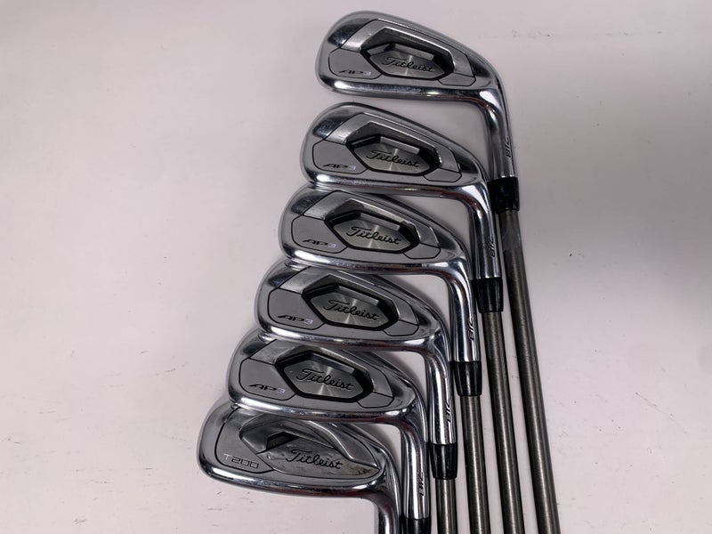 Titleist 718 AP3 Iron Set 6-PW+GW AeroTech SteelFiber i95 Stiff Graphite Mens RH