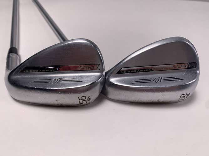 Titleist Vokey SM10 Tour Chrome Wedge Set 56* 10 | 60* 10 Project X Mens RH +.5"