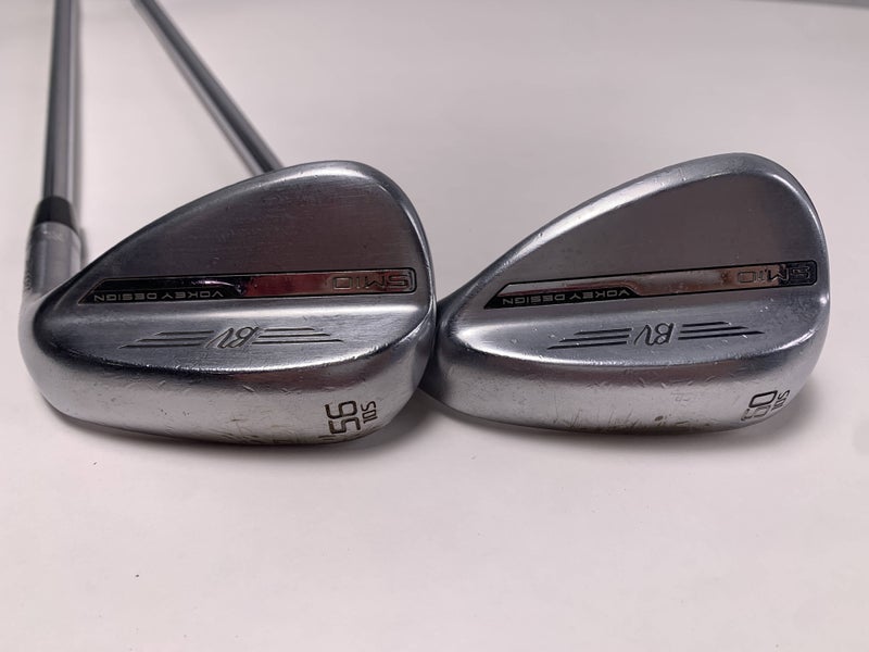 Titleist Vokey SM10 Tour Chrome Wedge Set 56* 10 | 60* 10 Project X Mens RH +.5"