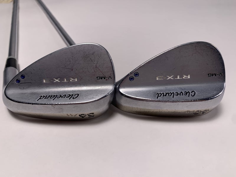 Cleveland RTX 3 Tour Satin Wedge Set 56* 11| 60* 9 DG Wedge Steel Mens RH
