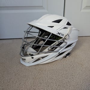 White Cascade XRS Pro quick clip chinstrap Helmet (Used)