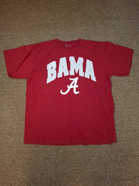 Alabama Crimson Tide Logo Mens Spell Out T-Shirt Sz Medium