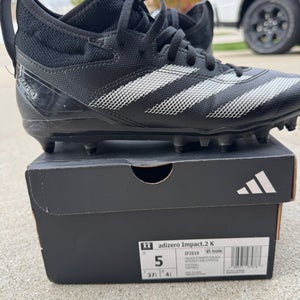 Unisex 5Y (Big Kids / Youth) Adidas adizero Mid Top Molded Cleats (New)