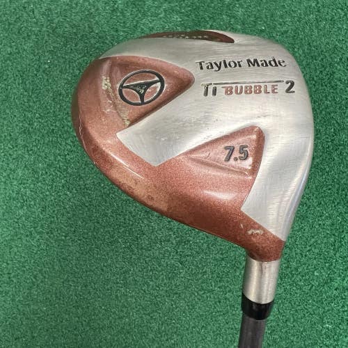 Taylormade Ti Bubble 2 7.5 Driver Men's Right Hand Regular Flex Bubble Shaft