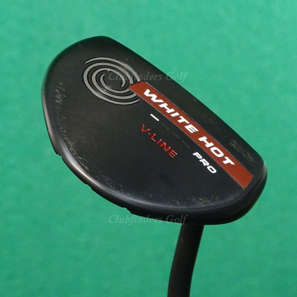 Odyssey White Hot Pro V-Line Black 35" Single-Bend Matte Black Shaft Putter