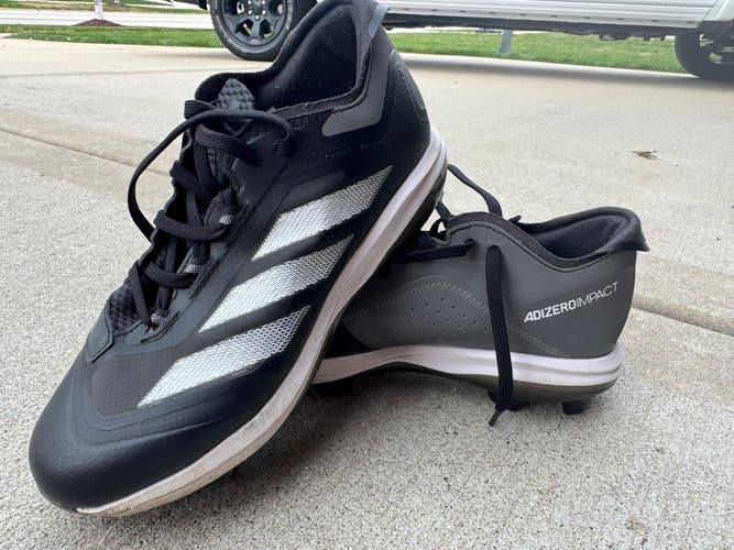 Unisex 5.5Y (Big Kids / Youth) Adidas adizero Mid Top Molded Cleats (LIKE NEW - used 2x’s)