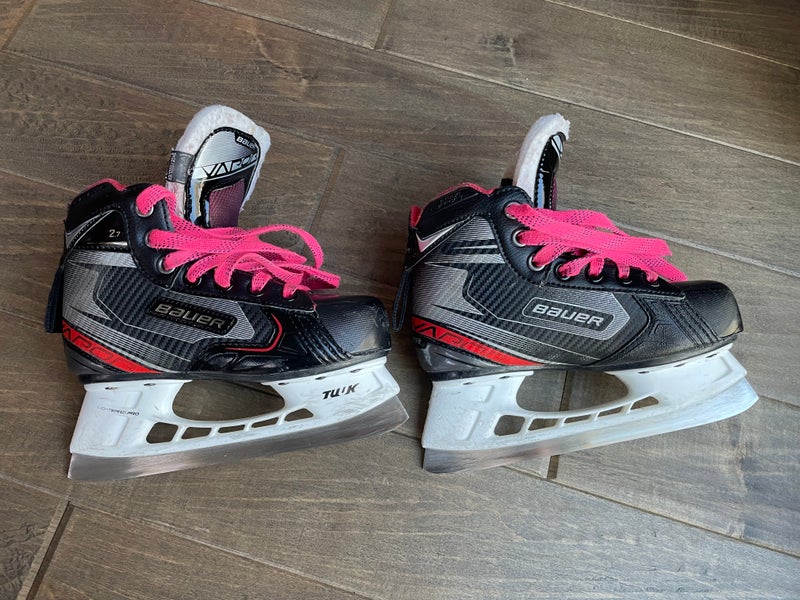 Bauer Vapor X2.7 Hockey Goalie Skates Size 1 (Used)