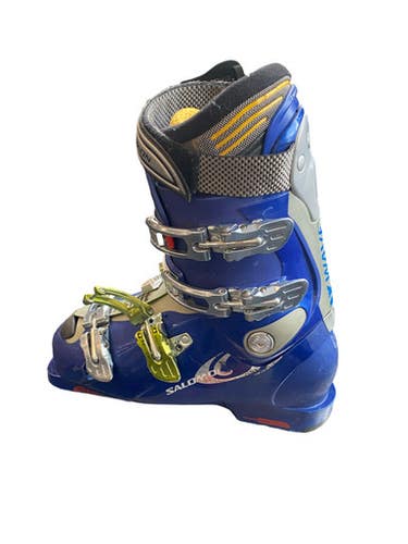 Used Salomon SENSI Womens DH Ski Boot Grey 265 MP - M08.5 - W09.5 11883-S000153552