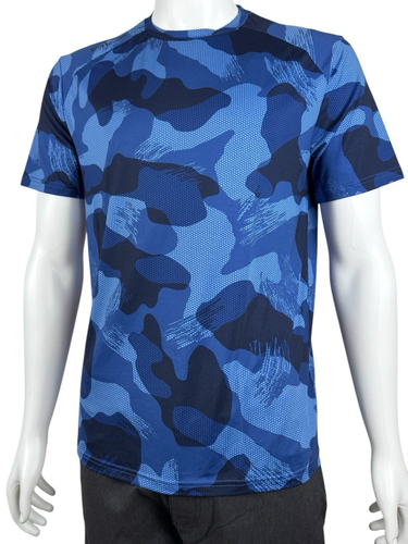 RLX Golf Ralph Lauren $69.50 T-Shirt Tee Navy Blue Camo Size Medium