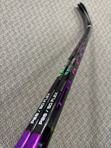 2-Pack Purple Junior Bauer Nexus Tracer Right Handed Hockey Stick P28 (New) 50 flex