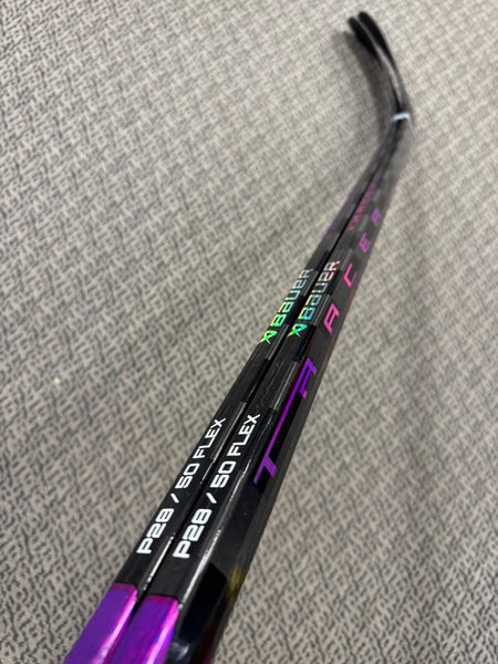 2-Pack Purple Junior Bauer Nexus Tracer Right Handed Hockey Stick P28 (New) 50 flex