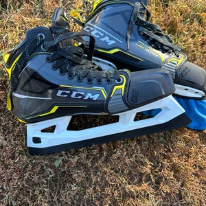 2020 CCM Super Tacks AS3 Pro Hockey Goalie Skates Regular Width 11 (Used)