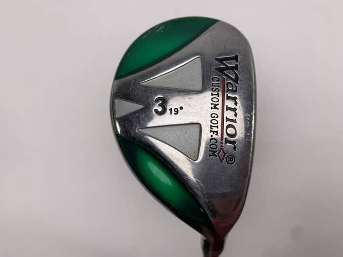 Warrior Custom Golf 3 Hybrid 19* Tour 3.1 Regular Graphite Mens RH