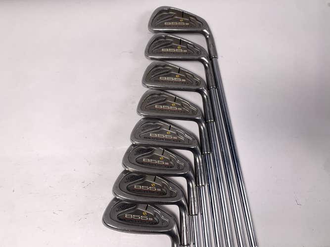 Tommy Armour 855 S Silver Scot Iron Set 3-PW Tour Step II Regular Steel Mens RH
