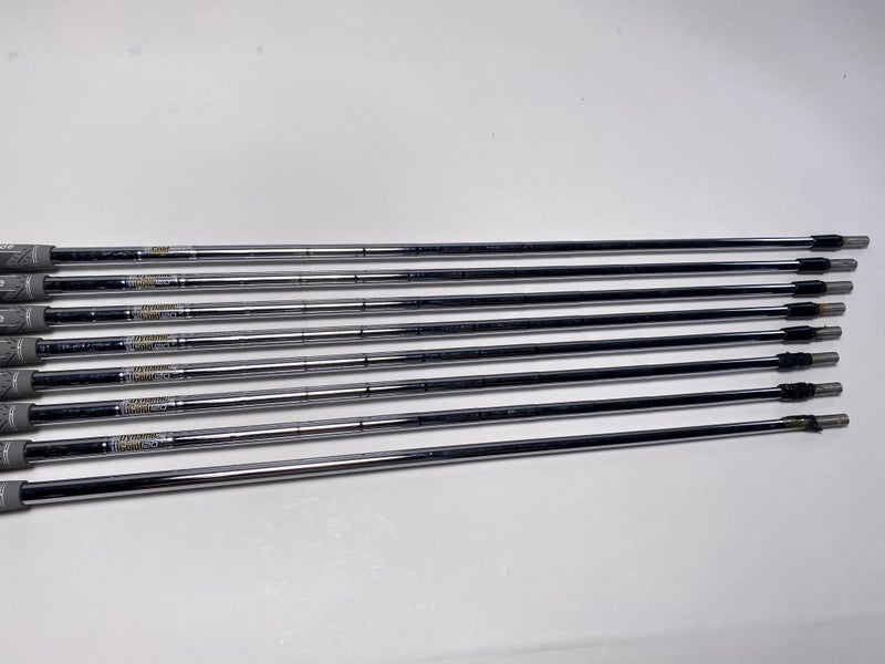 True Temper Dynamic Gold X100 XStiff Iron Set 8 Shafts 34''-37.25''- Pull 0.355