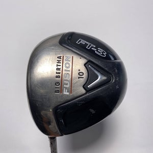 Callaway Fusion FT-3 Driver 10* Aldila NVS Orange 55g Stiff Graphite Mens LH