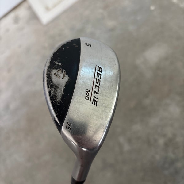 Men's TaylorMade Rescue Mid Right Handed Hybrid Regular Flex 5H (Used)