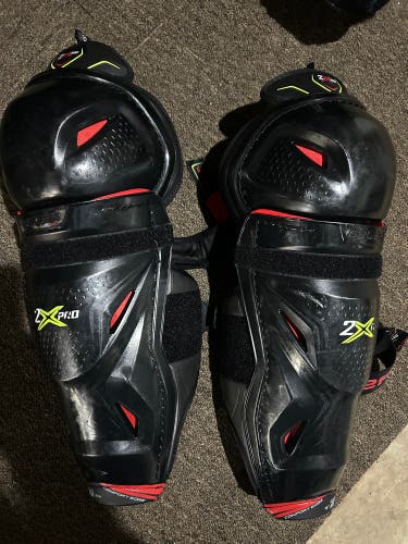 Senior Bauer Vapor 2X Pro 15" Shin Pads (Used)