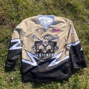 Knights lacrosse Gold XL Boys New Balance Jersey (Used)