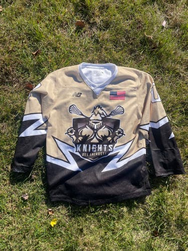 Knights lacrosse Gold XL Boys New Balance Jersey (Used)