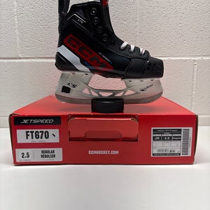 2023 CCM JetSpeed FT670 Hockey Skates Regular Width Size 2.5 (New)