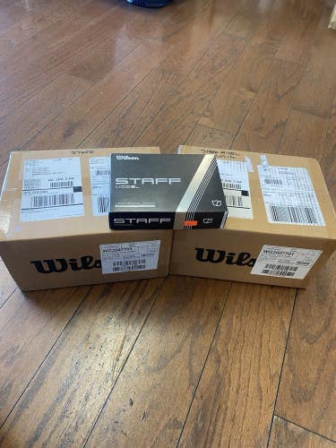 12 Dozen Wilson Staff Model 4 Piece Golf Balls White