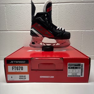 2023 CCM JetSpeed FT670 Hockey Skates Regular Width Size 4 (New)