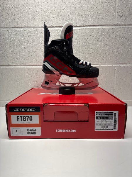 2023 CCM JetSpeed FT670 Hockey Skates Regular Width Size 4 (New)