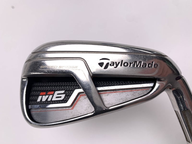 TaylorMade M6 Single 6 Iron Fujikura Atmos 5A Senior Graphite Mens RH