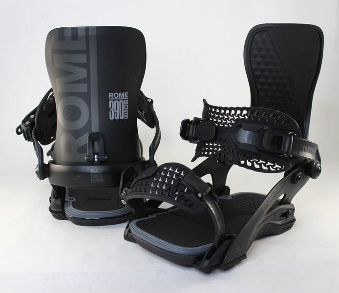 Rome 390 Boss FW Snowboard Bindings M/L (Men's US 7.5-10) Black 2026 Demo